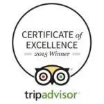 Tripadvisor Certificate of Excellence 2015